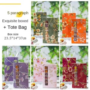 organic Blooming <b>Tea</b> 18pcs Jasmine Chrysanthemum Fruit <b>Tea</b> Gift Box Hand Carry Bag Set Yunnan <b>Tea</b> - Product Image 3