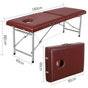 Tempat tidur pijat Cina lipat, moksibusi rumah dan Salon kecantikan dapat diangkat untuk aplikasi rumah sakit - Product Image 5
