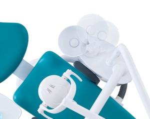 Ensemble de fauteuil dentaire électrique de luxe avec structure métallique certifié CE pour le diagnostic et le traitement dentaire - Product Image 4