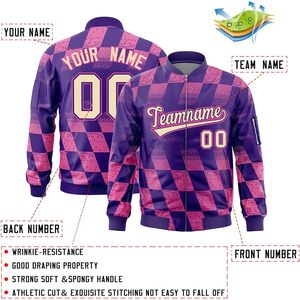 Chaqueta Universitaria Personalizada Unisex para Adultos, Chaqueta Bomber Vintage Transpirable de Manga Larga, Personalizada con Nombre, Número y Logotipo - Product Image 3