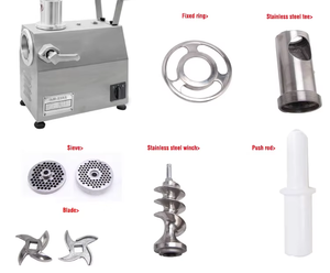 Picadora de Carne Manual Alemana al por Mayor para Procesamiento de Carne - Product Image 4