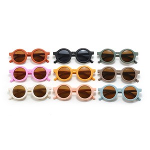 New Fashion Kids <b>Sunglasses</b> Ready Stock Wholesale Cartoon Baby <b>Sunglasses</b> <b>Round</b> Frame Unisex Boys Girls - Product Image 6