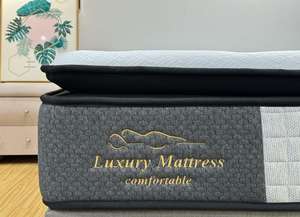 <span class=keywords><strong>Matelas</strong></span> à ressorts ensachés en latex naturel pour dormir au frais avec zones à mémoire de forme visco dans une boîte - Product Image 3