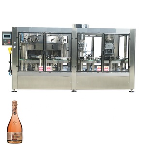 Máquina de llenado de botellas vacías de champán, máquina de embotellado de vino espumoso - Product Image 5
