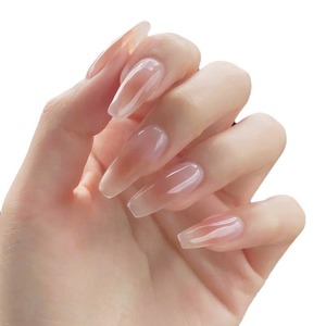 Hua Fei Gradient <span class=keywords><strong>Nail</strong></span> <span class=keywords><strong>Patch</strong></span> Touch Face Wear Armure Explosion <span class=keywords><strong>Manucure</strong></span> Pièces Printemps Été Faux Ongles Ongles Artificiels - Product Image 5