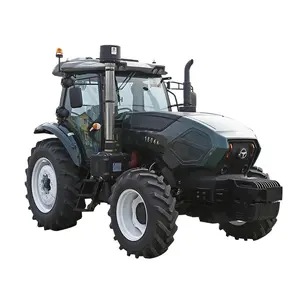 Supply 16 18 large horsepower diesel multi-cylinder four-wheel drive tractor furrow plowing machine Chinese agricultural tracto