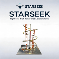Antenne spirale polarisée circulaire droite Starseek à gain élevé 7~16dBi pour l'interception du signal GNSS des drones