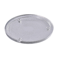 Assiettes de mariage en verre transparent 18cm, vaisselle de Fruits en gros, assiettes de mariage bon marché