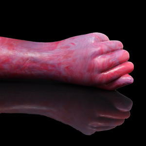 Le pénis de simulation l'épée de Dieu antique est le prototype de la poignée est une fusion de jouets sexuels lesbiens bleus et flammes - Product Image 3