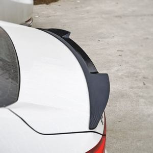 Welta New <b>Black</b> ABS+PP Material Rear <b>Trunk</b> Roof Spoiler Car Rear Wing Bumper for 10th Accord SK-260 2018-2021 Bolt-On Facelift - Product Image 3