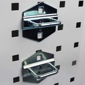 Pan Type Square Hole Perforated Board Wall Hooks For Tools Pliers Display Rack Mounting Hardware - Product Image 5
