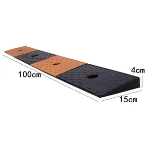 Rampas de carga de coche de goma ajustables para silla de ruedas, venta