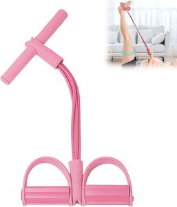 VANTUR - Pedal de Ejercicio para el Hogar, Antideslizante, Ajustable, con 4 Tubos de Tela TC, Cuerda Elástica, para Yoga, Abdominales y Brazos - Product Image 1