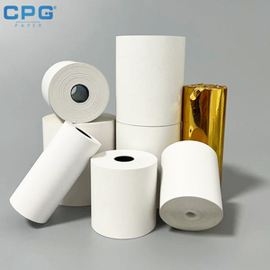 Papel Térmico para Recibos 57x30 80x70mm 70gsm Venta al por Mayor de Fábrica Papel Térmico de Larga Duración para Impresoras de Gasolineras - Product Image 1