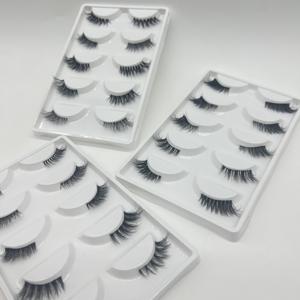 Nouveau vendeur de <span class=keywords><strong>cils</strong></span> en gros 3d coin doux végétalien <span class=keywords><strong>Faux</strong></span> <span class=keywords><strong>cils</strong></span> de vison <span class=keywords><strong>cils</strong></span> en soie naturelle 3D 15mm bande complète petits <span class=keywords><strong>demi</strong></span>-<span class=keywords><strong>cils</strong></span> - Product Image 2