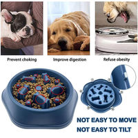 Vente chaude saine mangeoire pour animaux de compagnie mangeoire pour chien mangeant lentement chien assiette bol mangeoire pour chien mangeant lentement bol pour animaux de compagnie petit