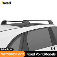 Barres de toit pour Mercedes Benz GLC Coupé, Classe A/B/C/E/R, support de toit à points fixes, barre transversale E300