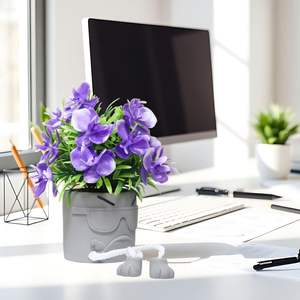 ต้นไม้ประดิษฐ์ ไม้อวบน้ำ ต้นไม้ขนาดเล็กในกระถาง<span class=keywords><strong>ปูน</strong></span>ซีเมนต์พร้อมขาแขวน ต้นไม้ปลอมสำหรับตกแต่งภายในบ้าน มีดอกไม้ สำหรับ<span class=keywords><strong>วาง</strong></span>บนชั้น<span class=keywords><strong>วาง</strong></span>ใน<span class=keywords><strong>ครัว</strong></span> - Product Image 2