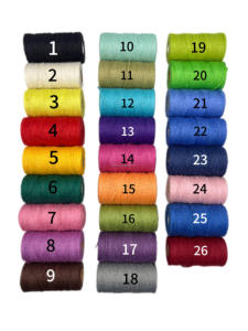 Corda <span class=keywords><strong>di</strong></span> Iuta Naturale Colorata 2mm 3 Fili per Decorazioni Fai-da-Te e Imballaggio - Product Image 1
