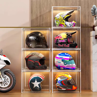 Support d'affichage de casque en acrylique personnalisé pour magasin et salle d'exposition