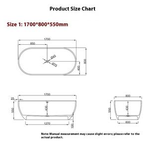 <span class=keywords><strong>Baignoire</strong></span> moderne de luxe en PVC de forme ovale blanche Massage portable autoportant Accueil Hôtels Trempage-Célébrité sur Internet - Product Image 6