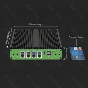 <span class=keywords><strong>Mini</strong></span> PC Industrial de Formato Pequeño, 4 Puertos LAN, Core I7 8550u/7100U, Módulo 4G, <span class=keywords><strong>Gateway</strong></span> IoT Robusto Integrado, 6 Puertos COM con RS232/RS485 - Product Image 4