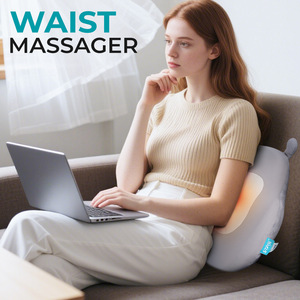 Winningstar kneading massage, red light heat therapy, two-way lumbar massage pillow with forward and reverse rotation, and warm - Product Image 2