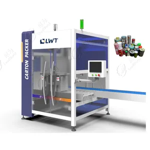 High Speed Automatic Carton Case Packer Packing Machine for Pet Bottle Can