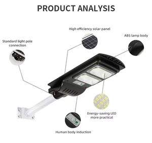 Impermeabile IP65 30W-150W LED lampione <span class=keywords><strong>solare</strong></span> <span class=keywords><strong>per</strong></span> esterni <span class=keywords><strong>a</strong></span> risparmio energetico lampada da giardino con alimentazione <span class=keywords><strong>a</strong></span> batteria - Product Image 6
