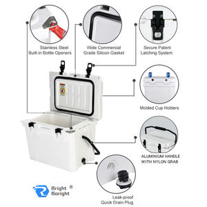 Mochila enfriadora de espuma rotomoldeada LLDPE de alta calidad, almacenamiento de frutas de pescado con juego de <span class=keywords><strong>grifo</strong></span> impermeable, diseño estampado para uso alimentario - Product Image 2