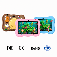 Tablette pour enfants, nouvelle tablette éducative haute performance MTK Quad Core 7 pouces HD Android 12 ROHS, double caméra, 3000 mAh, Wi-Fi