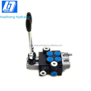 Van điều khiển hướng thủy lực monoblock thủy lực tay 40 lít/phút 2 cuộn dây, bộ phân phối thủy lực - Product Image 5