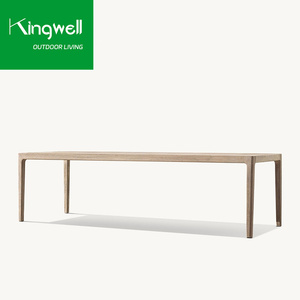 Modern Portable Outdoor Dining Set Waterproof Teak Wooden Patio <strong>Chair</strong> <strong>with</strong> Table for Garden Restaurant or Bedroom Use - Product Image 6