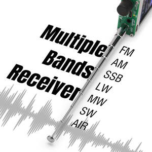 Récepteur radio SSB toutes bandes pour l'aviation, écran tactile DSP, récepteur de bande aérienne W501 - Product Image 1