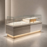 Vitrines de présentation de bijoux de luxe sur mesure pour les magasins de détail et autres présentoirs de mobilier commercial