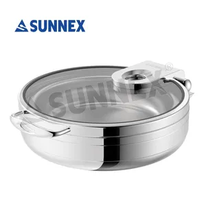 Электрическая посуда SUNNEX Roma, новое обновление буферного набора, роскошная подогреватель еды для общественного питания