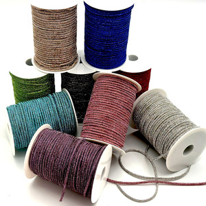 Lacets de chaussures Bling Bling 3,5 mm-3,8 mm, lacets décoratifs en cristal, lacets en <span class=keywords><strong>strass</strong></span>, accessoires de chaussures en verre pour bricolage - Product Image 1