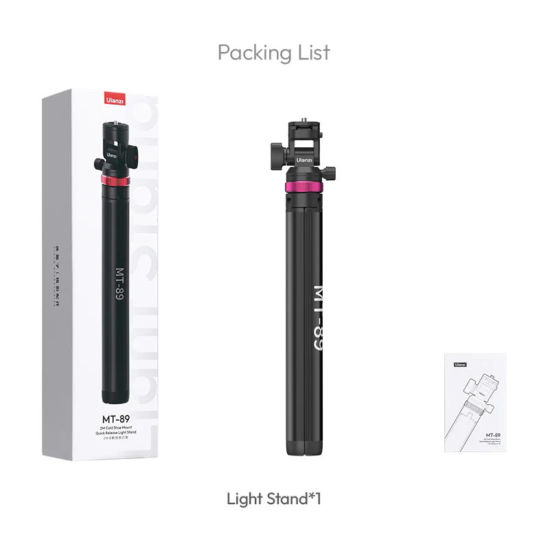 ULANZI MT-89 Extendable Tripod Aluminum And MA61 Metal Phone