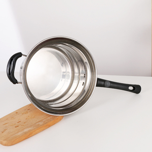 Friteuse multifonction en acier inoxydable, marmite à nouilles, pot à <span class=keywords><strong>pâtes</strong></span>, pot à soupe <span class=keywords><strong>avec</strong></span> panier vapeur et <span class=keywords><strong>couvercle</strong></span> en verre pour la cuisine - Product Image 5