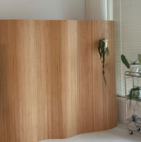 Nouvelle cloison de bureau en bois de style japonais, écran pliant moderne pour séparation de pièce, cloisons de bureau
