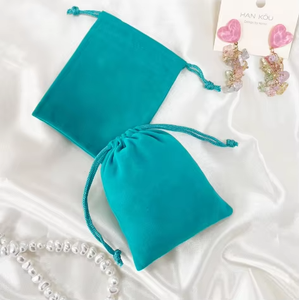 Eco-friendly High Quality Security Velvet <b>Drawstring</b> <b>Pouch</b> - Round Bottom Custom Logo Printed for Candle Cosmetic Packaging - Product Image 6