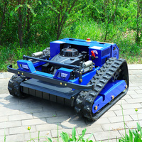 Cylindre à essence robotique pas cher 4 temps sans fil 550mm télécommande tondeuse à gazon