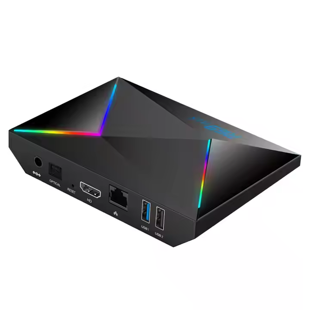 8K New Android Tv Box 4K Plus Streaming Device Quad Core Set-top Box Voice Remote 5G WIFI HD Android 14