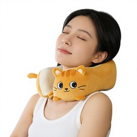 Nouvel oreiller de voyage en mousse à mémoire de forme en forme de U, imprimé avec logo, vente en gros, cadeau personnalisé, léger, pour adultes