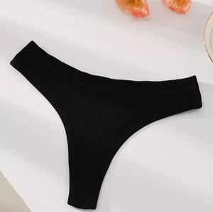 Sexy Slip a Tanga in Cotone a Doppio Strato per Donna, Taglie Forti, per Fitness, Allenamento e Yoga - Product Image 3