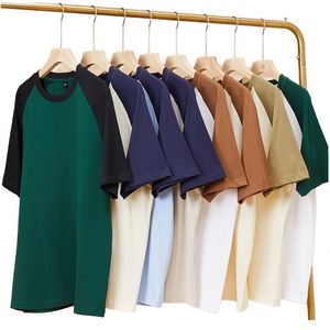 เสื้อยืดโอเวอร์ไซส์ผ้าคอตตอน 100% หนัก 240 กรัม พิมพ์ลายตามสั่ง พร้อมปักโลโก้ แขนเสื้อแบบกลีน สำหรับผู้ชาย - Product Image 1