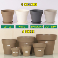 Pot de fleur de bureau à domicile auto-arrosant Pot de fleur et jardinières de haute qualité Pots de plantes à Absorption d'eau automatique en plastique