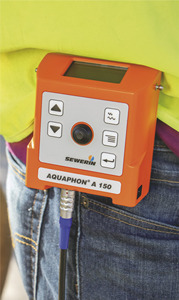 Détecteur de fuites acoustiques compact et portable A150 / Récepteur de microphone au sol pour l'écoute des fuites au sol - Product Image 2
