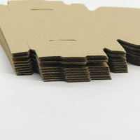 Logotipo de caja móvil de envío corrugado Kraft personalizado-Cartón de correo de papel impreso con especificaciones de lámina