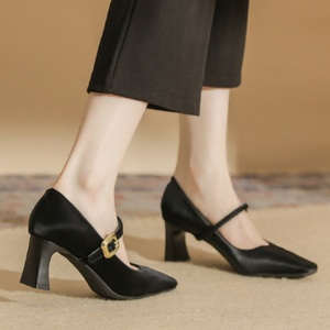 Tacones de Plataforma Cómodos y Elegantes para Mujer, con Suela Suave, Color Piel, Estilo Veraniego, con Tacón Alto y Punta Abierta - Product Image 5